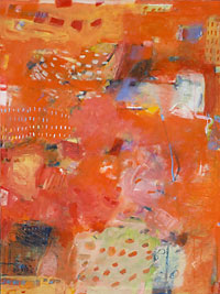 The New Yorker - 36 x 48 acrylic on canvas - I.S. Levitz